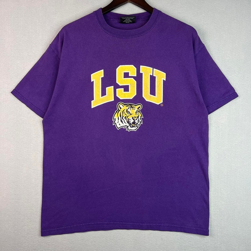 Louisiana State University Tigers LSU Purple Steve and Barry's Tee Shirt L